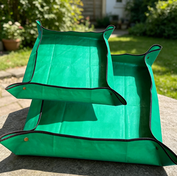 Set of Two 100x100 cm and 68x68 cm Waterproof Mats